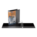Stride QuickFit D-Ring View Binder, 3 Rings, 2" Capacity, 11 x 8.5, Black (STW87031) Each