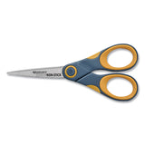 Westcott® Titanium Bonded Scissors, 5" Long, Gray/Orange Straight Handle (WTC14881) Each