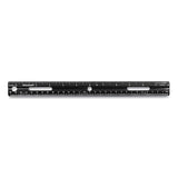 Westcott® KleenEarth Recycled Ruler, Standard/Metric, 12" Long, Plastic, Black (WTC41015)