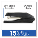 Swingline® Standard Stapler Value Pack, 15-Sheet Capacity, Black (SWIS7054567CC) Each