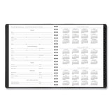 AT-A-GLANCE® Contemporary Weekly/Monthly Planner, Vertical-Column Format, 11 x 8.25, Graphite Cover, 12-Month (Jan to Dec): 2026 (AAG70950X45) Each