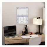 AT-A-GLANCE® QuickNotes Desk/Wall Calendar, 3-Hole Punched, 11 x 8, White/Blue/Yellow Sheets, 12-Month (Jan to Dec): 2026 (AAGPM5028) Each