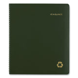 AT-A-GLANCE® Recycled Monthly Planner, 11 x 9, Green Cover, 13-Month: Jan 2026 to Jan 2027 (AAG70260G60) Each