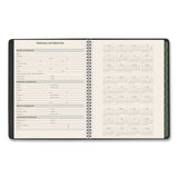AT-A-GLANCE® Recycled Weekly Vertical-Column Format Appointment Book, 8.75 x 7, Black Cover, 12-Month (Jan to Dec): 2026 (AAG70951G05) Each