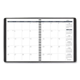 Monthly Planner, 8.75 x 7, Black Cover, 18-Month (July to Dec): 2022 to 2023 (AAG7012705) Each