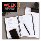 AT-A-GLANCE® Elevation Academic Weekly/Monthly Planner, 8.5 x 5.5, Black Cover, 12-Month (July to June): 2024 to 2025 (AAG75101P05) Each