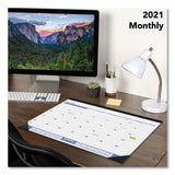 AT-A-GLANCE® Desk Pad, 22 x 17, White Sheets, Black Binding, Black Corners, 12-Month (Jan to Dec): 2026 (AAGSW20000) Each