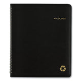 AT-A-GLANCE® Recycled Monthly Planner with Perforated Memo Section, 8.75 x 7, Black Cover, 12-Month (Jan to Dec): 2026 (AAG70120G05) Each