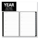 AT-A-GLANCE® Elevation Academic Weekly/Monthly Planner, 8.5 x 5.5, Black Cover, 12-Month (July to June): 2024 to 2025 (AAG75101P05) Each
