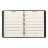 AT-A-GLANCE® Recycled Weekly Vertical-Column Format Appointment Book, 8.75 x 7, Black Cover, 12-Month (Jan to Dec): 2026 (AAG70951G05) Each