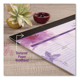 AT-A-GLANCE® Beautiful Day Desk Pad Calendar, Floral Artwork, 21.75 x 17, Assorted Color Sheets, Black Binding, 12-Month (Jan-Dec): 2026 (AAGSK38704) Each