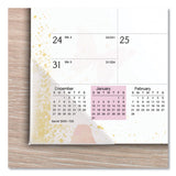 AT-A-GLANCE® Watercolors Monthly Desk Pad Calendar, Butterfly Artwork, 17.75 x 11, White Sheets, Purple Binding, 12-Month (Jan-Dec): 2026 (AAGSK91705) Each