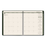 AT-A-GLANCE® Recycled Monthly Planner, 11 x 9, Green Cover, 13-Month: Jan 2026 to Jan 2027 (AAG70260G60) Each