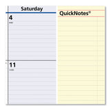 AT-A-GLANCE® QuickNotes Desk Pad, 22 x 17, White/Blue/Yellow Sheets, Black Binding, Clear Corners, 13-Month: Jan 2026 to Jan 2027 (AAGSK70000) Each