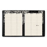 AT-A-GLANCE® Lacey Weekly Block Format Professional Appointment Book, Lacey Artwork, 11 x 8.5, Black/White, 13-Month: Jan 2026 to Jan 2027 (AAG541905) Each