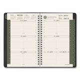 AT-A-GLANCE® Recycled Weekly Block Format Appointment Book, 8.5 x 5.5, Black Cover, 12-Month (Jan to Dec): 2026 (AAG70100G05) Each