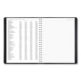 AT-A-GLANCE® Contemporary Weekly/Monthly Planner, Vertical-Column Format, 11 x 8.25, Black Cover, 12-Month (Jan to Dec): 2026 (AAG70950X05) Each