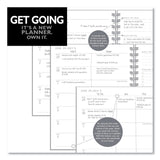 AT-A-GLANCE® Elevation Academic Weekly/Monthly Planner, 8.5 x 5.5, Black Cover, 12-Month (July to June): 2024 to 2025 (AAG75101P05) Each