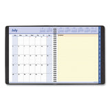 AT-A-GLANCE® QuickNotes Weekly/Monthly Planner, 10 x 8, Black Cover, 12-Month (July to June): 2025 to 2026 (AAG761105) Each