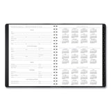AT-A-GLANCE® Contemporary Weekly/Monthly Planner, Vertical-Column Format, 11 x 8.25, Black Cover, 12-Month (Jan to Dec): 2026 (AAG70950X05) Each