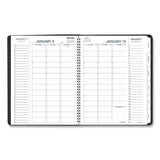 AT-A-GLANCE® Triple View Weekly Vertical-Column Format Appointment Book, 11 x 8.25, Black Cover, 12-Month (Jan to Dec): 2026 (AAG70950V05) Each