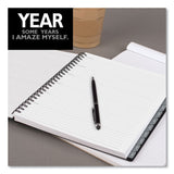 AT-A-GLANCE® Elevation Academic Weekly/Monthly Planner, 8.5 x 5.5, Black Cover, 12-Month (July to June): 2024 to 2025 (AAG75101P05) Each