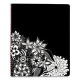 Cambridge® Floradoodle Weekly/Monthly Professional Planner, Floral Artwork, 11 x 8.5, Black/White Cover, 12-Month (Jan-Dec): 2026 (AAG589905) Each