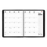 AT-A-GLANCE® 800 Range Weekly/Monthly Appointment Book, 11 x 8.25, Black Cover, 12-Month (Jan to Dec): 2026 (AAG7086405) Each