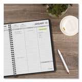AT-A-GLANCE® Weekly Planner Ruled for Open Scheduling, 8.75 x 6.75, Black Cover, 12-Month (Jan to Dec): 2026 (AAG7085505) Each
