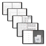AT-A-GLANCE® 800 Range Weekly/Monthly Appointment Book, 11 x 8.25, Black Cover, 12-Month (Jan to Dec): 2026 (AAG7086405) Each