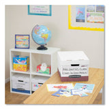 Bankers Box® R-KIVE Heavy-Duty Storage Boxes, Letter/Legal Files, 12.75" x 16.5" x 10.38", White/Red, 12/Carton (FEL07242) Carton of 12