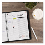 AT-A-GLANCE® 800 Range Weekly/Monthly Appointment Book, 11 x 8.25, Black Cover, 12-Month (Jan to Dec): 2026 (AAG7086405) Each