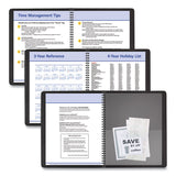 AT-A-GLANCE® QuickNotes Weekly Block Format Appointment Book, 10 x 8, Black Cover, 12-Month (Jan to Dec): 2026 (AAG760105) Each