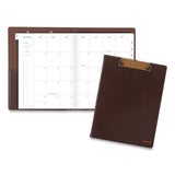 AT-A-GLANCE® Signature Collection Monthly Clipfolio, 11 x 8, Distressed Brown Cover, 13-Month: Jan 2026 to Jan 2027 (AAGYP60009) Each