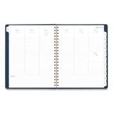 AT-A-GLANCE® Signature Collection Firenze Navy Weekly/Monthly Planner, 11 x 8.5, Navy Cover, 13-Month: Jan 2025 to Jan 2026 (AAGYP90520) Each