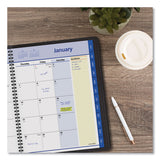 AT-A-GLANCE® QuickNotes Monthly Planner, 11 x 8.25, Black Cover, 12-Month (Jan to Dec): 2026 (AAG760605) Each