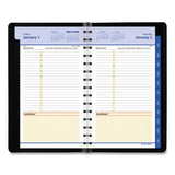 QuickNotes Daily/Monthly Appointment Book, 8.5 x 5.5, Black Cover, 12-Month (Jan to Dec): 2023 (AAG760405) Each