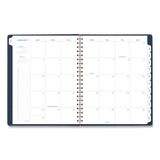 AT-A-GLANCE® Signature Collection Firenze Navy Weekly/Monthly Planner, 11 x 8.5, Navy Cover, 13-Month: Jan 2025 to Jan 2026 (AAGYP90520) Each