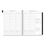AT-A-GLANCE® Executive Weekly/Monthly Planner Refill with 15-Minute Appointments, 11 x 8.25, White Sheets, 12-Month (Jan to Dec): 2026 (AAG7091110) Each