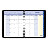 AT-A-GLANCE® QuickNotes Monthly Planner, 8.75 x 7, Black Cover, 12-Month (Jan to Dec): 2026 (AAG760805) Each