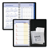 QuickNotes Daily/Monthly Appointment Book, 8.5 x 5.5, Black Cover, 12-Month (Jan to Dec): 2023 (AAG760405) Each