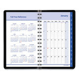 QuickNotes Daily/Monthly Appointment Book, 8.5 x 5.5, Black Cover, 12-Month (Jan to Dec): 2023 (AAG760405) Each