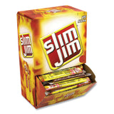 Slim Jim® Beef Jerky Meat Sticks Original, 0.28 oz Stick, 120 Sticks/Box, Ships in 1-3 Business Days (GRR22000065) Case of 120