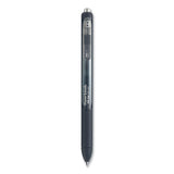 Paper Mate® InkJoy Gel Pen, Retractable, Fine 0.5 mm, Black Ink, Black/Smoke Barrel, 8/Pack (PAP1968613) Pack of 8