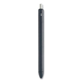 Paper Mate® InkJoy Gel Pen, Retractable, Medium 0.7 mm, Black Ink, Black/Smoke Barrel, 8/Pack (PAP1958856) Pack of 8