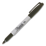 Sharpie® Fine Bullet Tip Permanent Marker, Black, Dozen (SAN1812419) Pack of 12