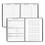 AT-A-GLANCE® Weekly Appointment Book, 11 x 8.25, Black Cover, 13-Month: Jan 2026 to Jan 2027 (AAG7095005) Each