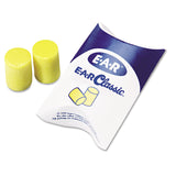 3M™ E-A-R Classic Earplugs, Pillow Paks, Cordless, PVC Foam, Yellow, 200 Pairs/Box (MMM3101001) Box of 200
