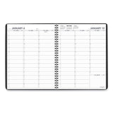 AT-A-GLANCE® Weekly Appointment Book, 11 x 8.25, Black Cover, 13-Month: Jan 2026 to Jan 2027 (AAG7095005) Each