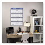 AT-A-GLANCE® Vertical/Horizontal Erasable Quarterly/Monthly Wall Planner, 24 x 36, White/Blue Sheets, 12-Month (Jan to Dec): 2026 (AAGA1102) Each